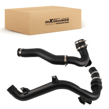 2x Air Intake Hose Pipe Tube compatible for Ford Edge 2.0L 15-18 F2GZ6C646B F2GZ6C646CA