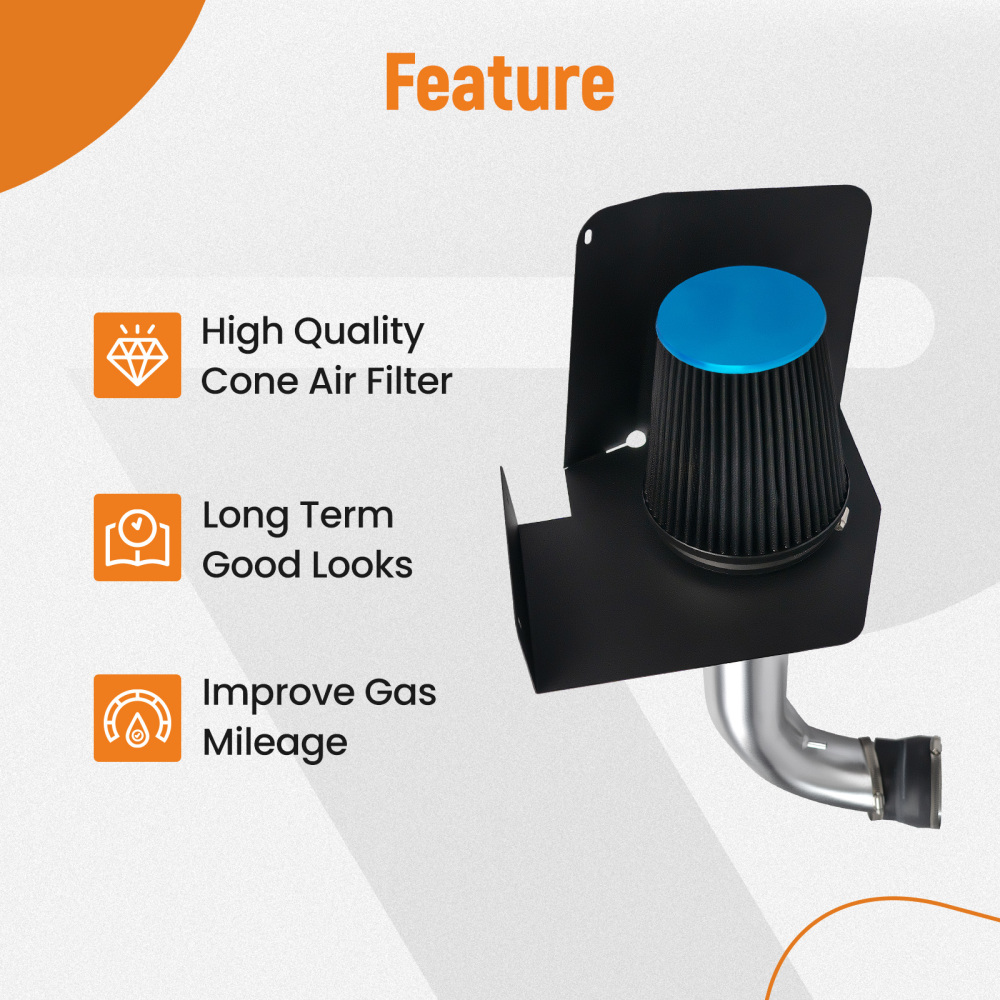 Cold Air Intake Kit compatible for GMC Sierra Denali with 6.2L compatible for V8 Engine 2009-2013