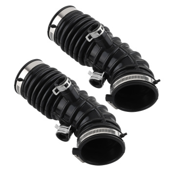 Pair Left+Right Air Mass Intake Hose compatible for Nissan 370Z 09-20 compatible for Infiniti G37 08-13