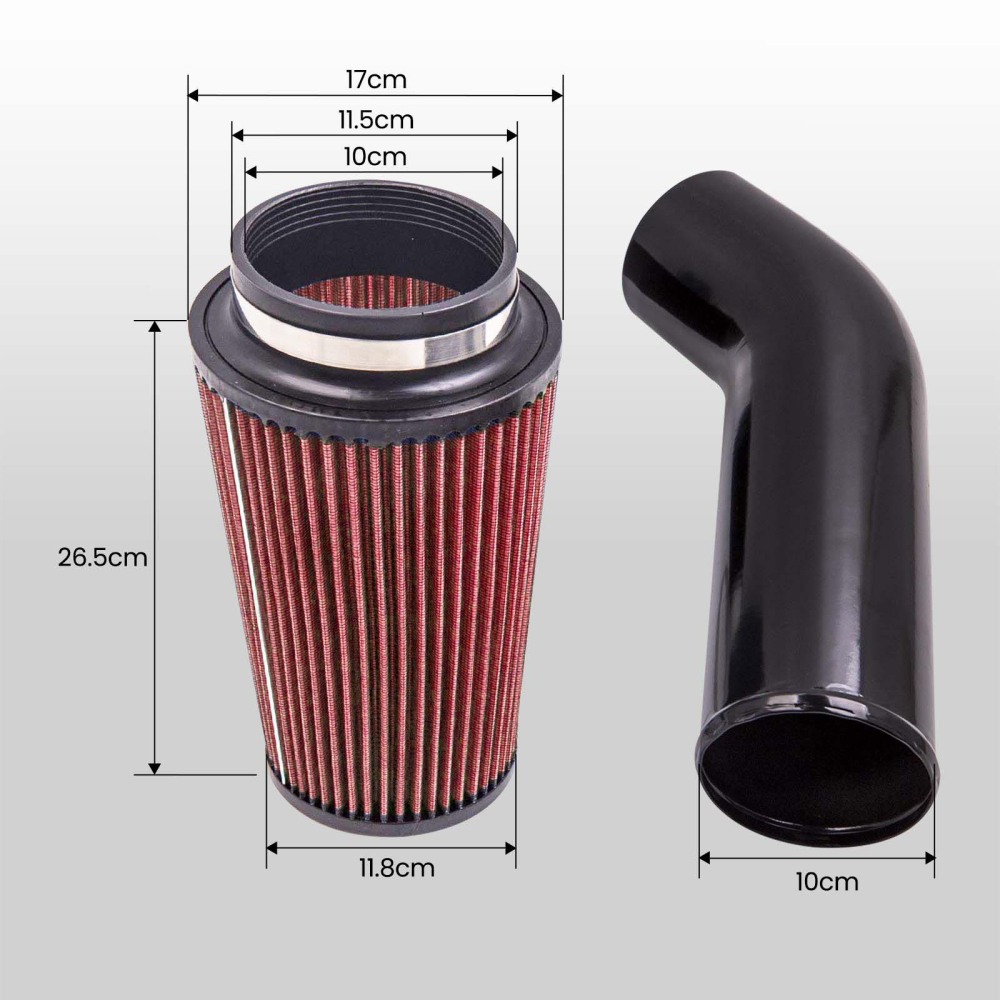 Kit de système dadmission dair froid compatible pour Ford 99-2003 7.3L Powerstroke Diesel