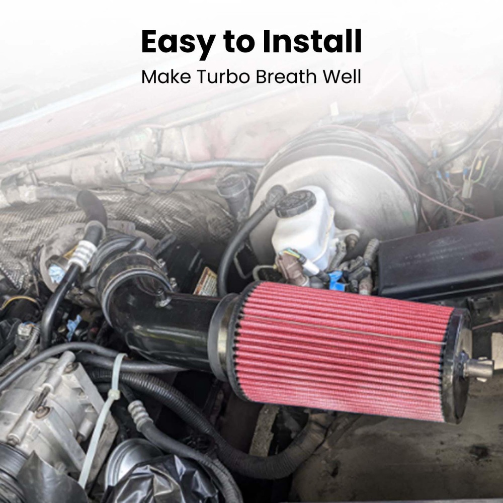 Kit de système dadmission dair froid compatible pour Ford 99-2003 7.3L Powerstroke Diesel