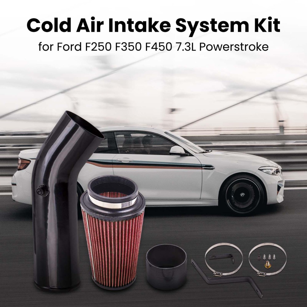 Kit de système dadmission dair froid compatible pour Ford 99-2003 7.3L Powerstroke Diesel