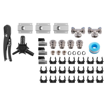 Compressed Air Line System Tubing Master Shop Piping 3/4in Leaks Air System Blue