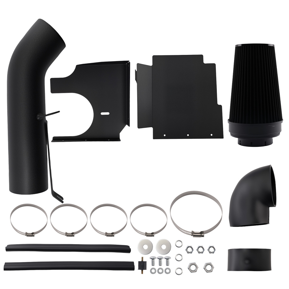Air Intake Hose Kit compatible for Chevrolet Silverado 1500 4.8L 5.3L 6.0L V8 1999-2006 Red