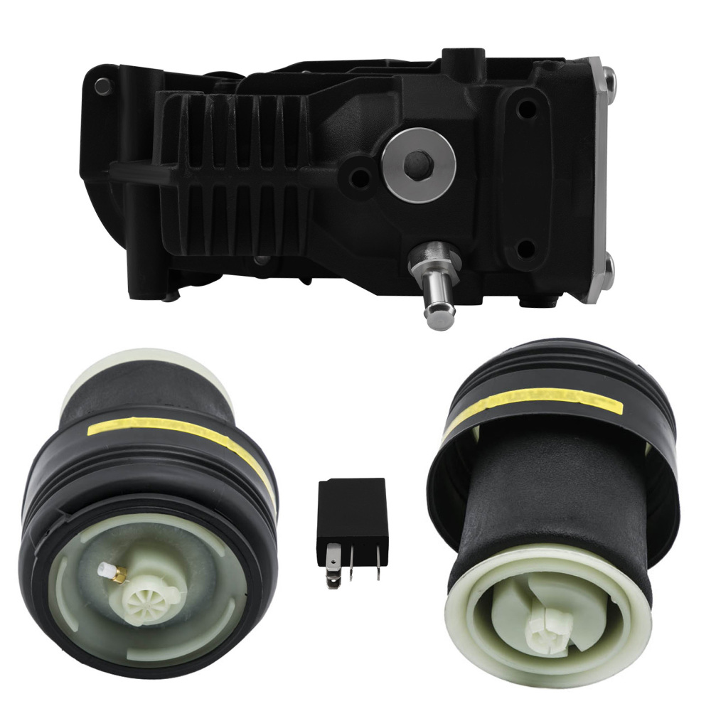 2x Suspension Neumatica Aire Muelle Luftfeder + compresor compatible para BMW X5 E70 X6 E71