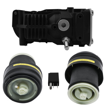 2x Suspension Neumatica Aire Muelle Luftfeder + compresor compatible para BMW X5 E70 X6 E71