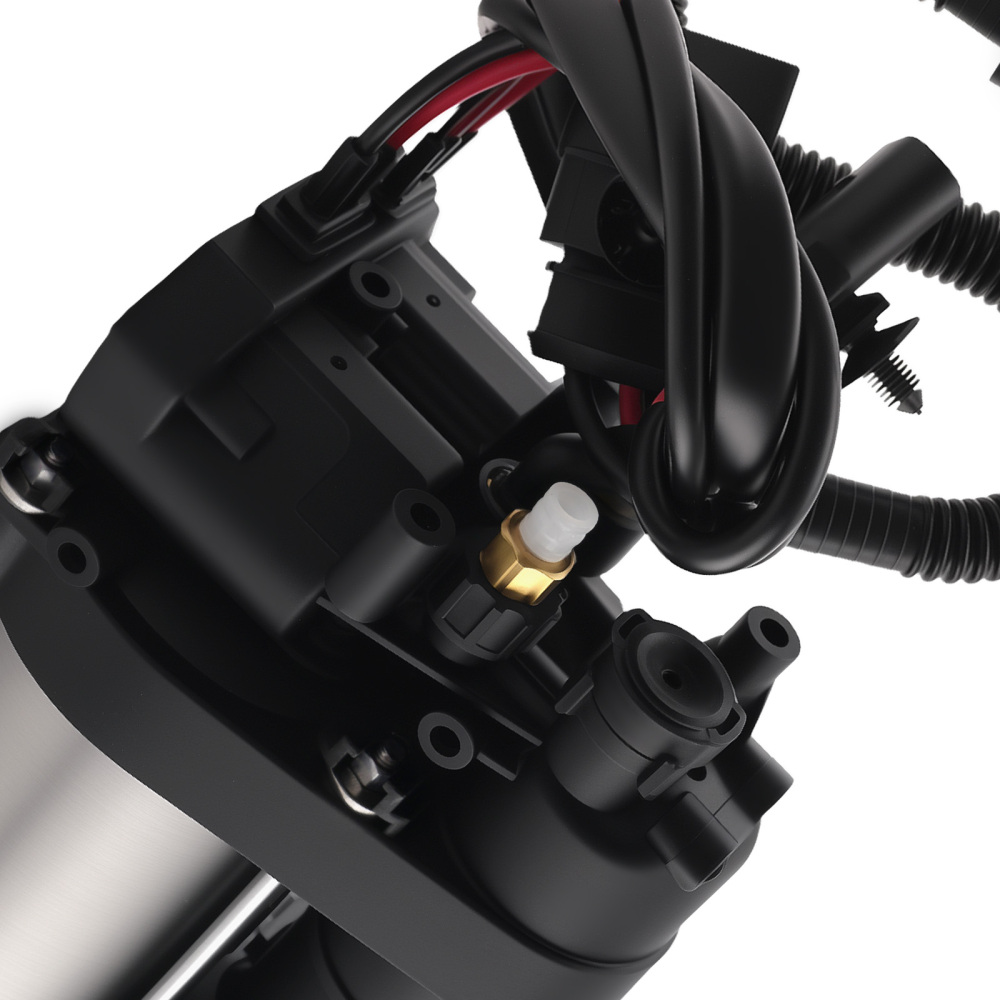 Air Suspension Compressor Pump+Relay compatible for VW Touareg II for Cayenne 958 2011-2017