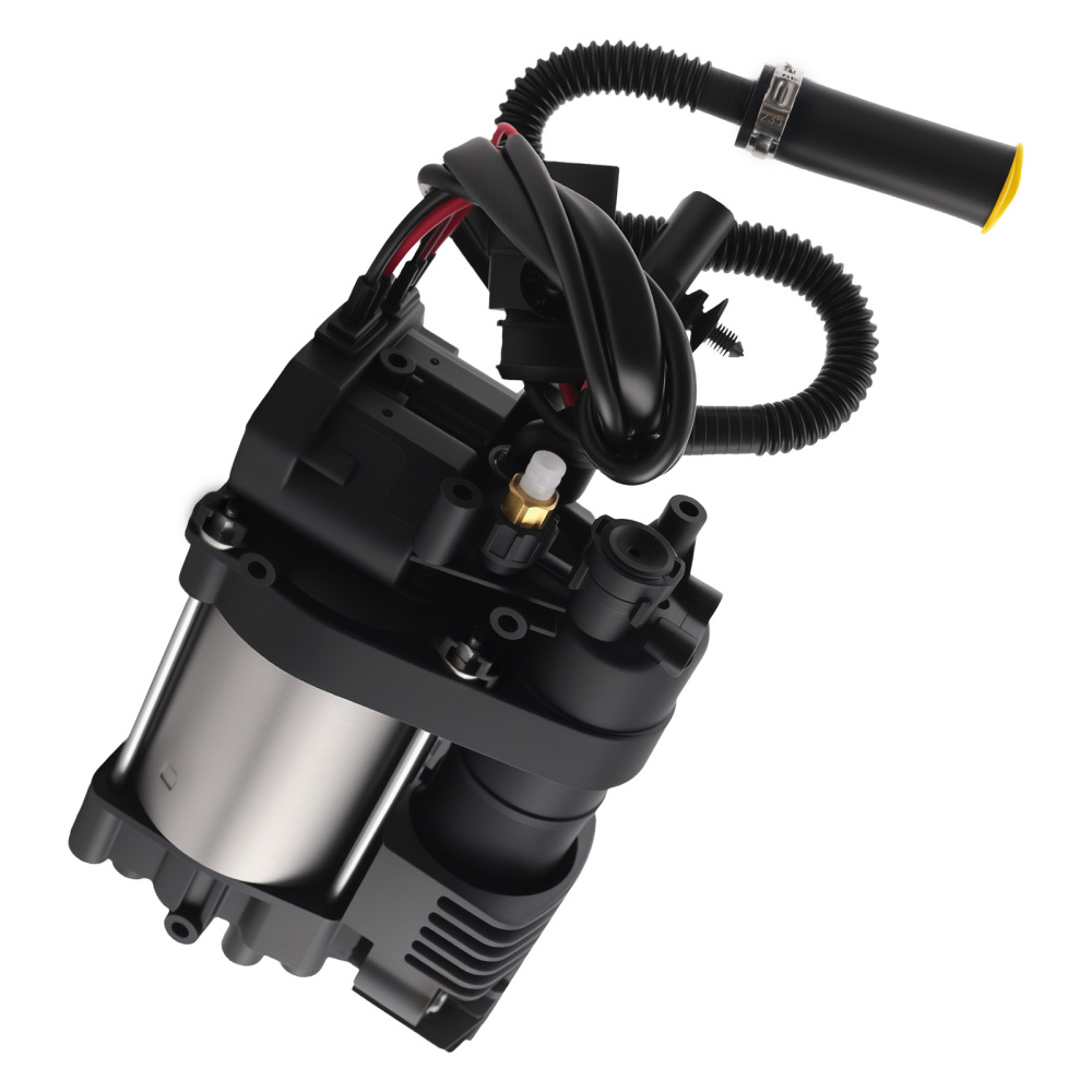 Air Suspension Compressor Pump+Relay compatible for VW Touareg II for Cayenne 958 2011-2017