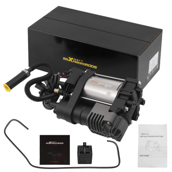 Air Suspension Compressor Pump+Relay compatible for VW Touareg II for Cayenne 958 2011-2017