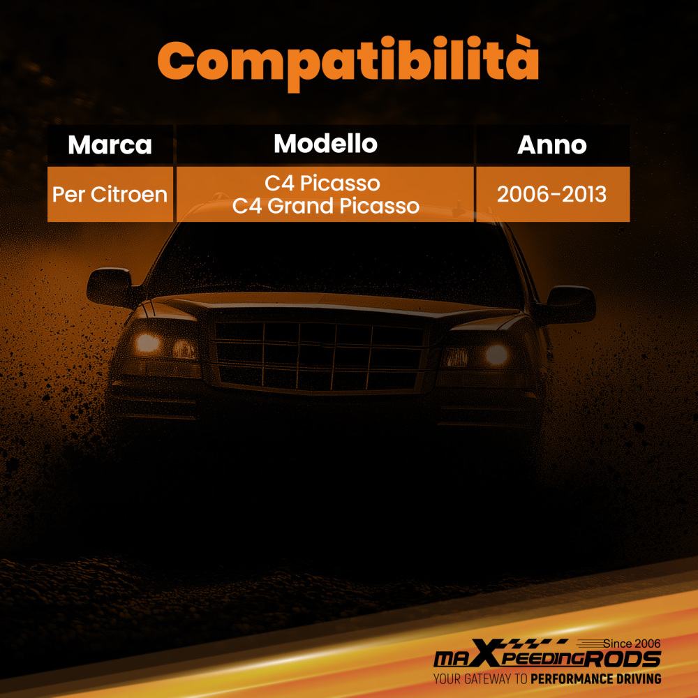 Compressore Sospensioni Pneumatiche compatibile per Citroën Grand C4 Picasso 9682022980