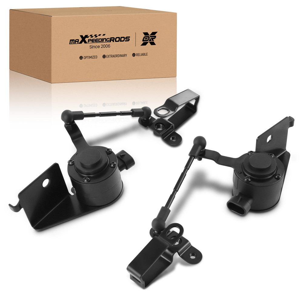 2pcs Rear Air Shock Struts + 2x Height Sensor compatible for Escalade GMC Yukon XL 1500