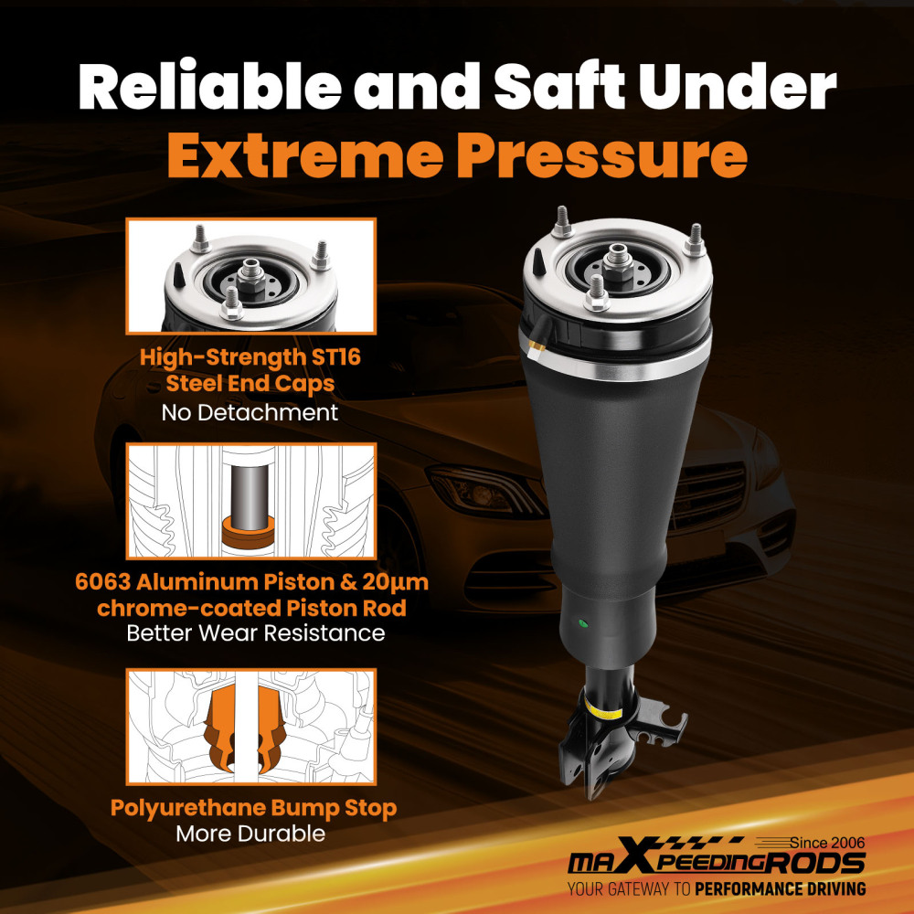 Air Shock Absorber Front Left compatible for Land Rover Range Rover L322 09-12 LR032567