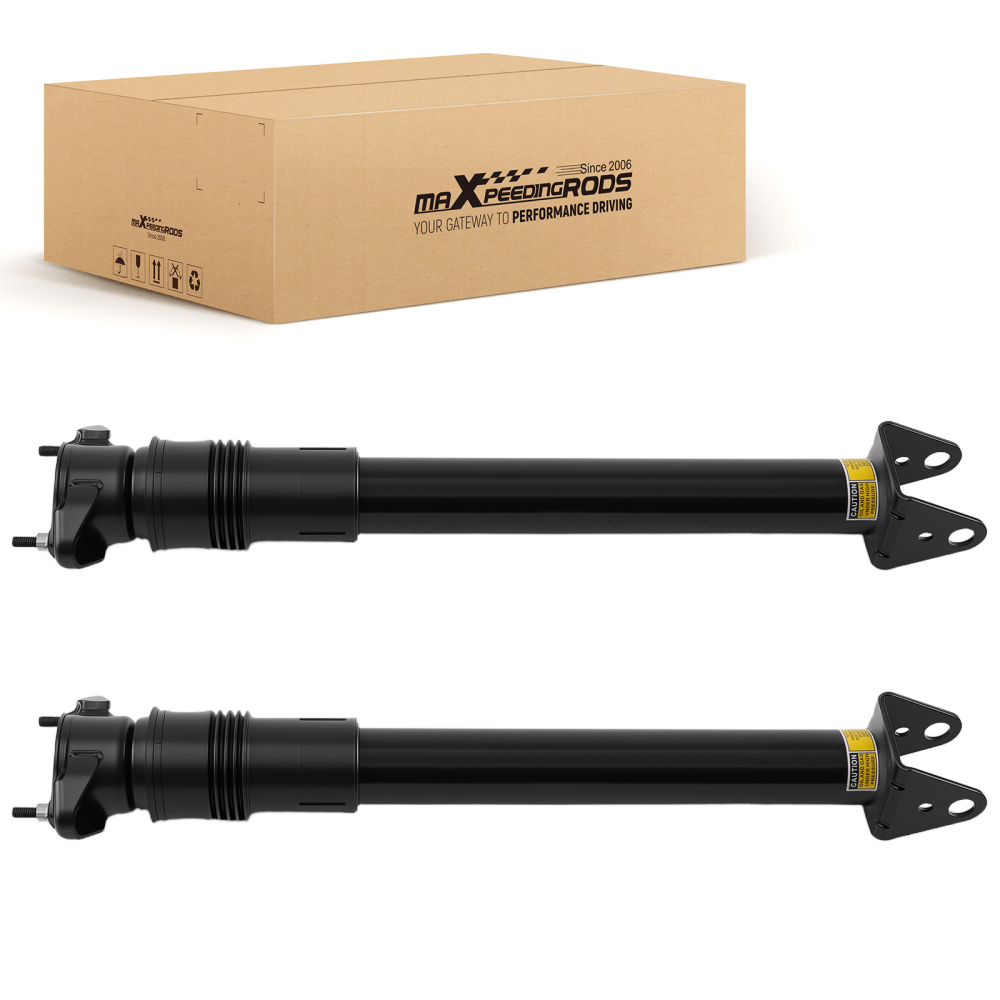 Pair Rear Air Shock Absorber compatible for Mercedes-Benz W166 ML-Class w/o ADS 2012-2015