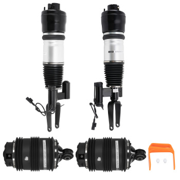 2X Amortiguadores + Fuelles de aire compatible para Mercedes-benz W211 S211 4Matic 2003–2009