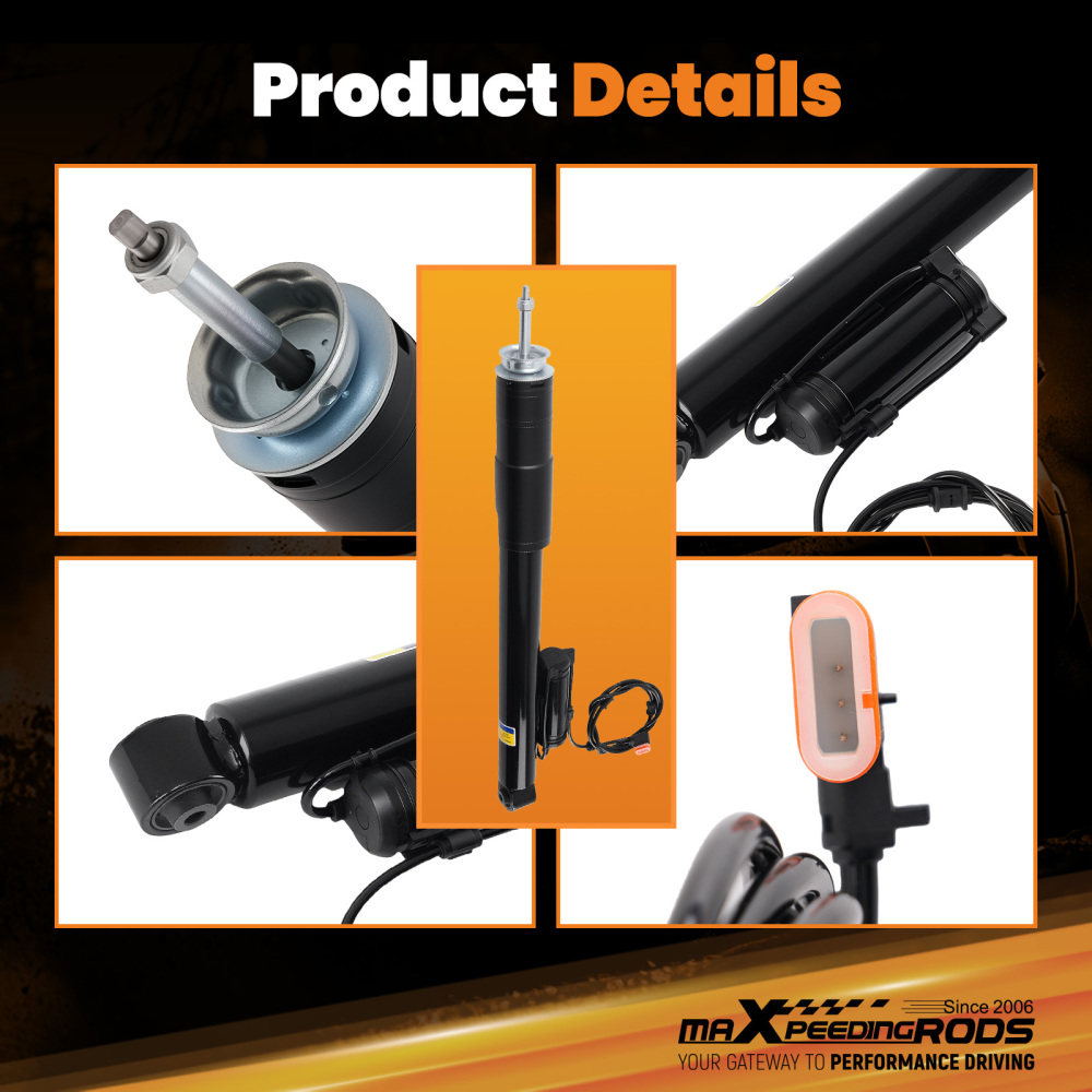 2x Rear Shock Absorber Struts compatible for Mercedes-Benz E-Class W211 CLS C219 02-10