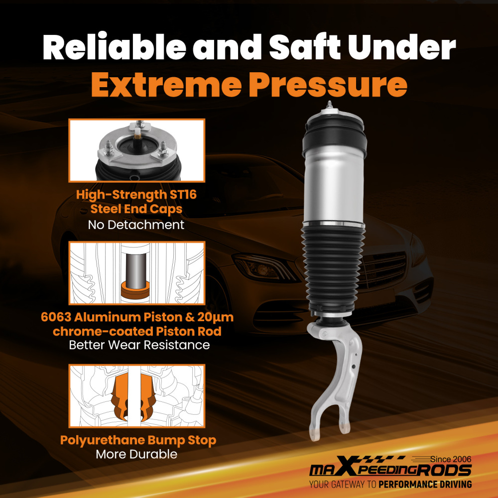 Air Shock Assembly Front compatible for Tesla X 75D 90D 100D 2016-2019 1027361-00-G New