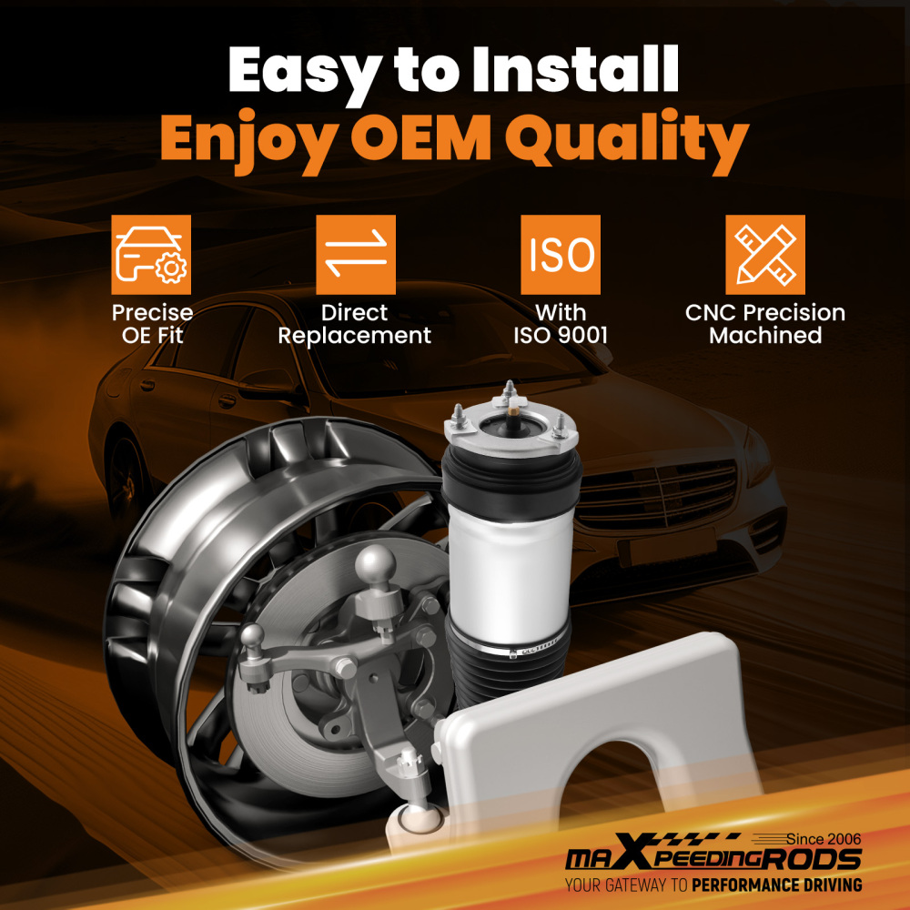 Air Shock Assembly Front compatible for Tesla X 75D 90D 100D 2016-2019 1027361-00-G New