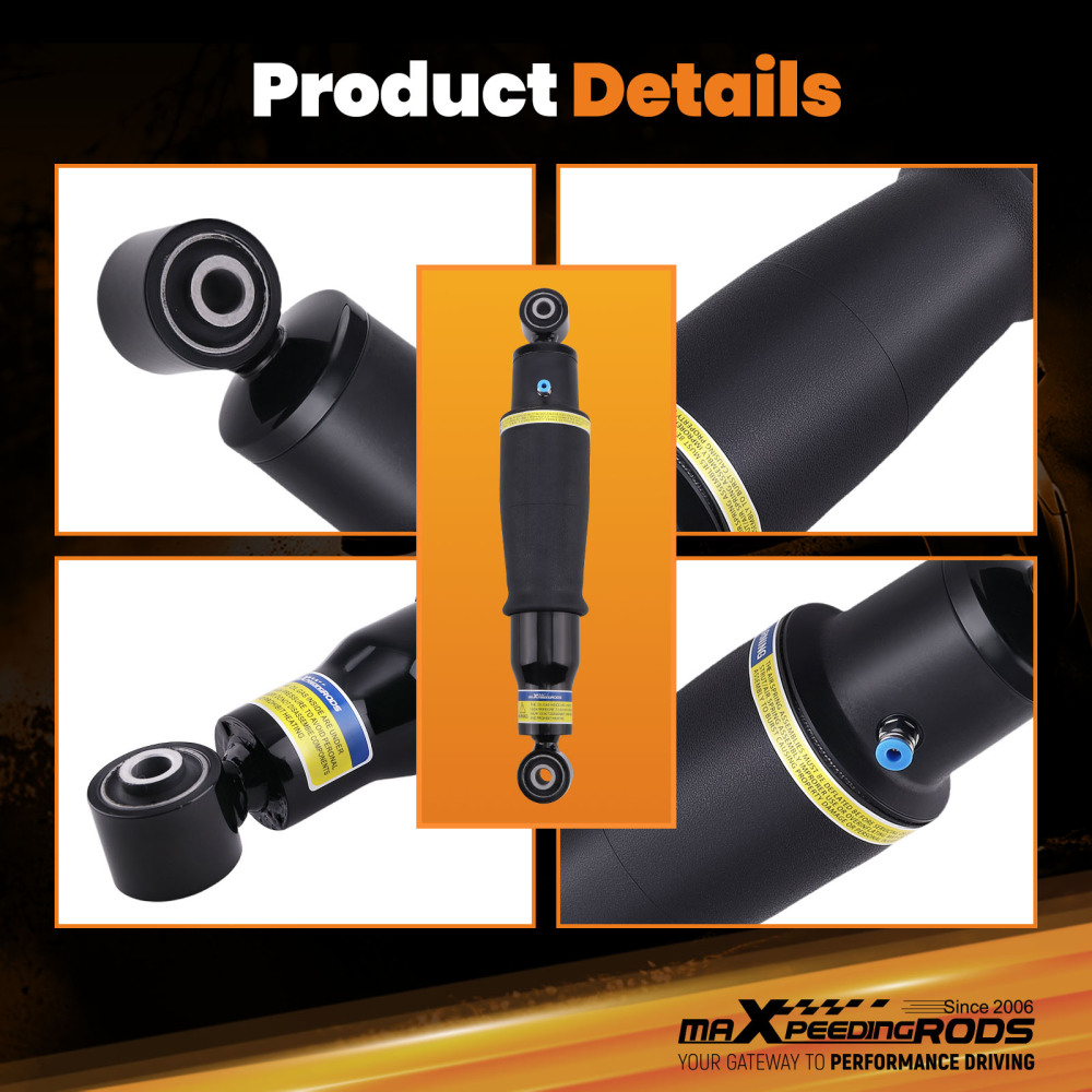 2× Rear Air Shock Absorber compatible for Nissan Armada 2005-15 compatible for Infiniti QX56 2004-10 5.6L