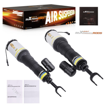 Pair Front Air Suspension Shock Struts compatible for Bentley Continental GT Flying Spur