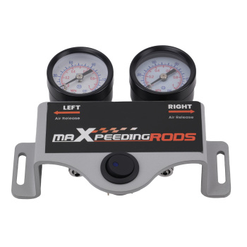 Air Suspension Dual Circuit Controller for Camper Van Motorhome with Gauges