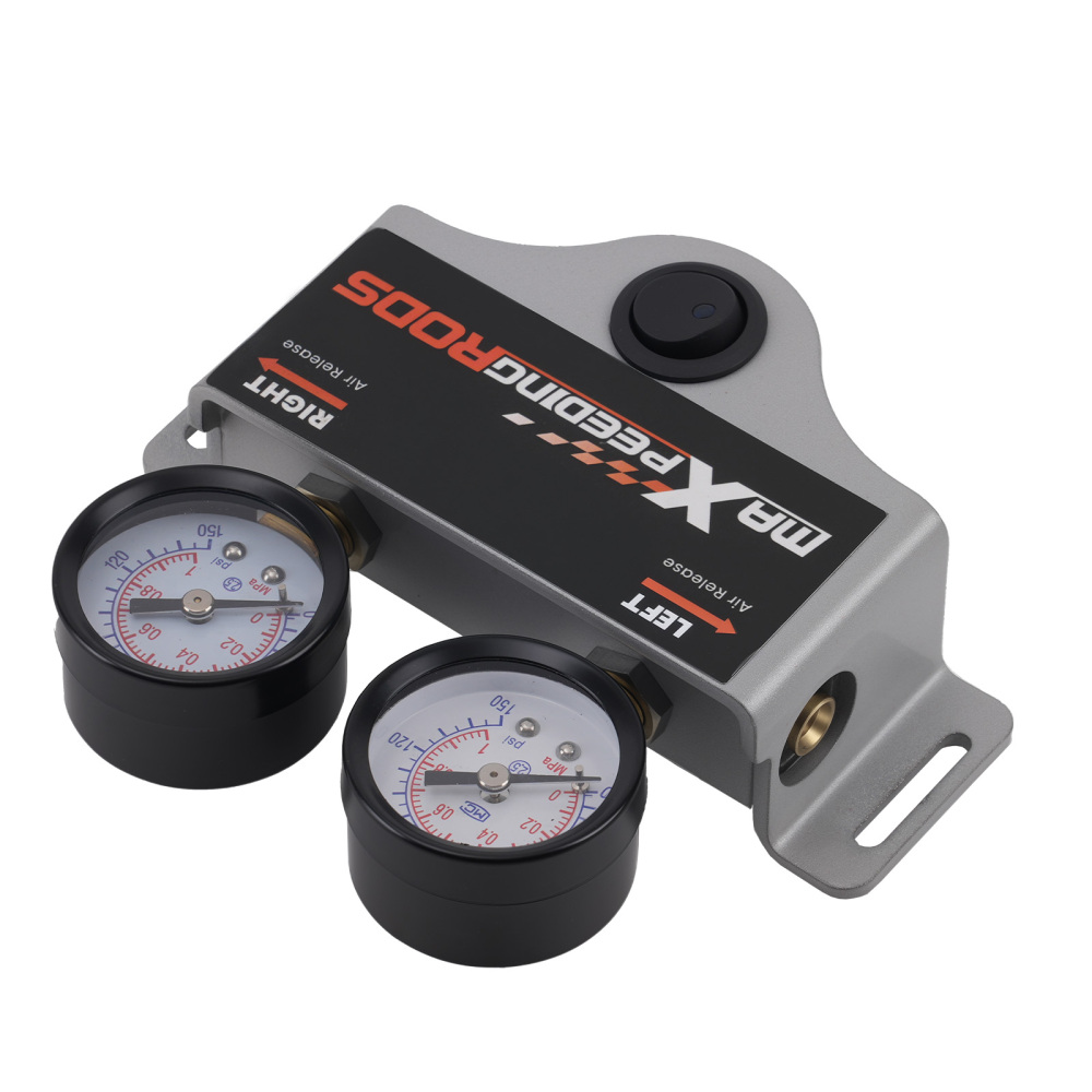 Air Suspension Dual Circuit Controller for Camper Van Motorhome with Gauges