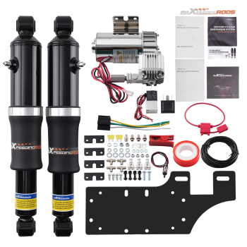 Air Ride Suspension Kit Rear Left/Right compatible for Harley Davidson Touring Models 94-25