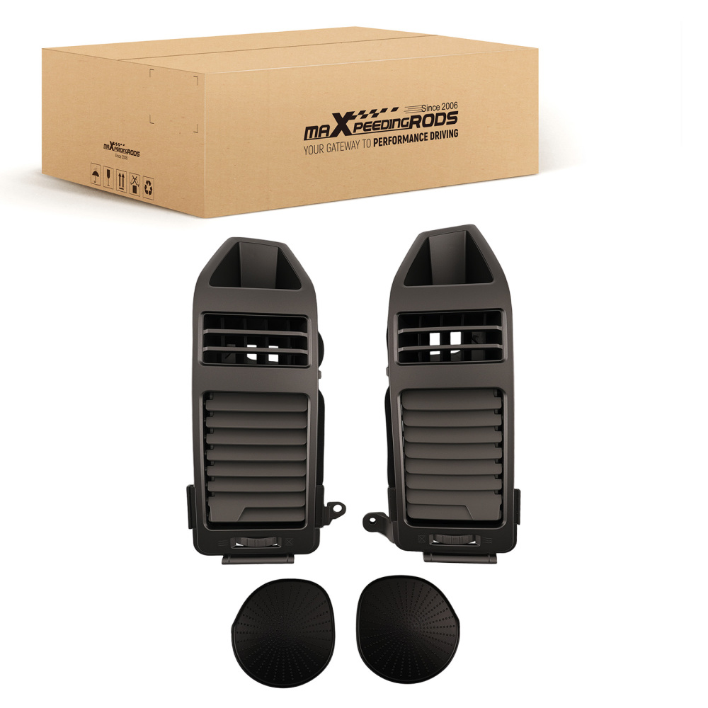 LH and RH Side A/C Dash Air Vent Cover Trim Gray compatible for Nissan Armada 04-06 Titan