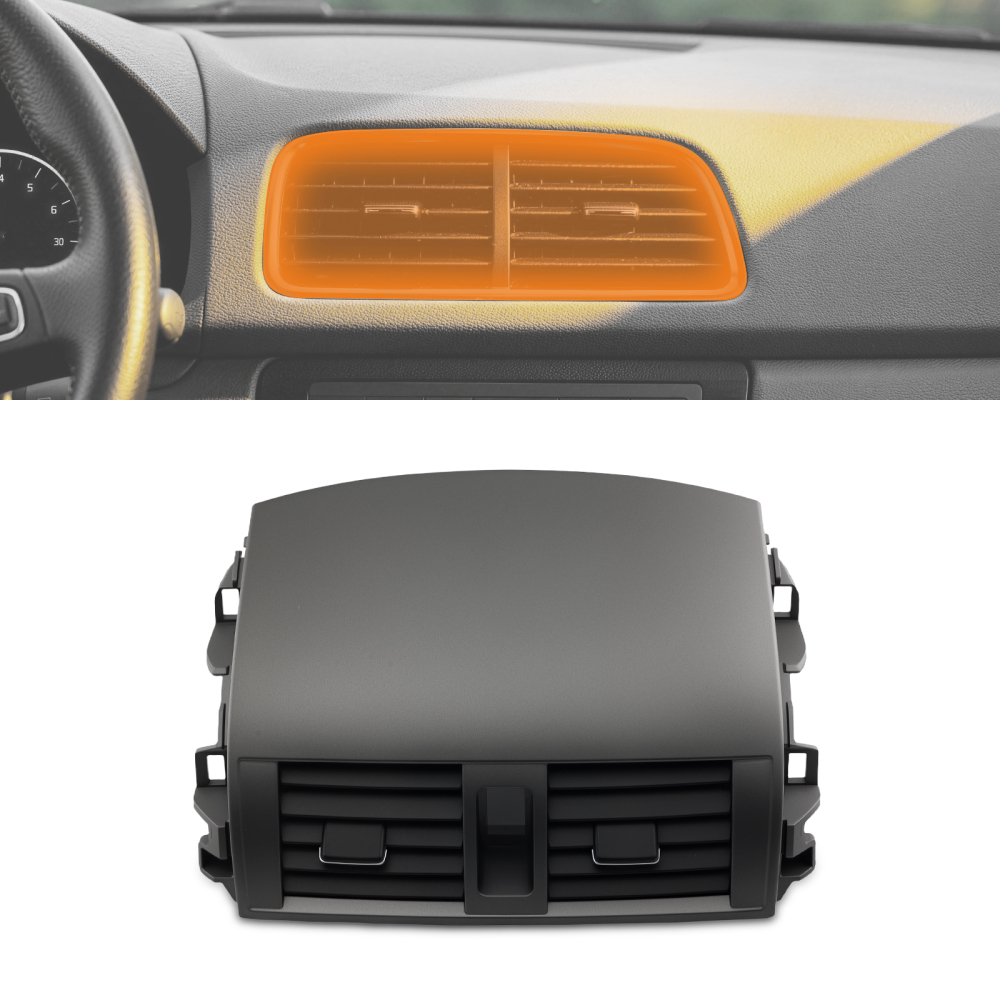 A/C Air compatible for Vent Dashboard Panel compatible for Toyota Corolla 2008-2013 55436-02330 Gray
