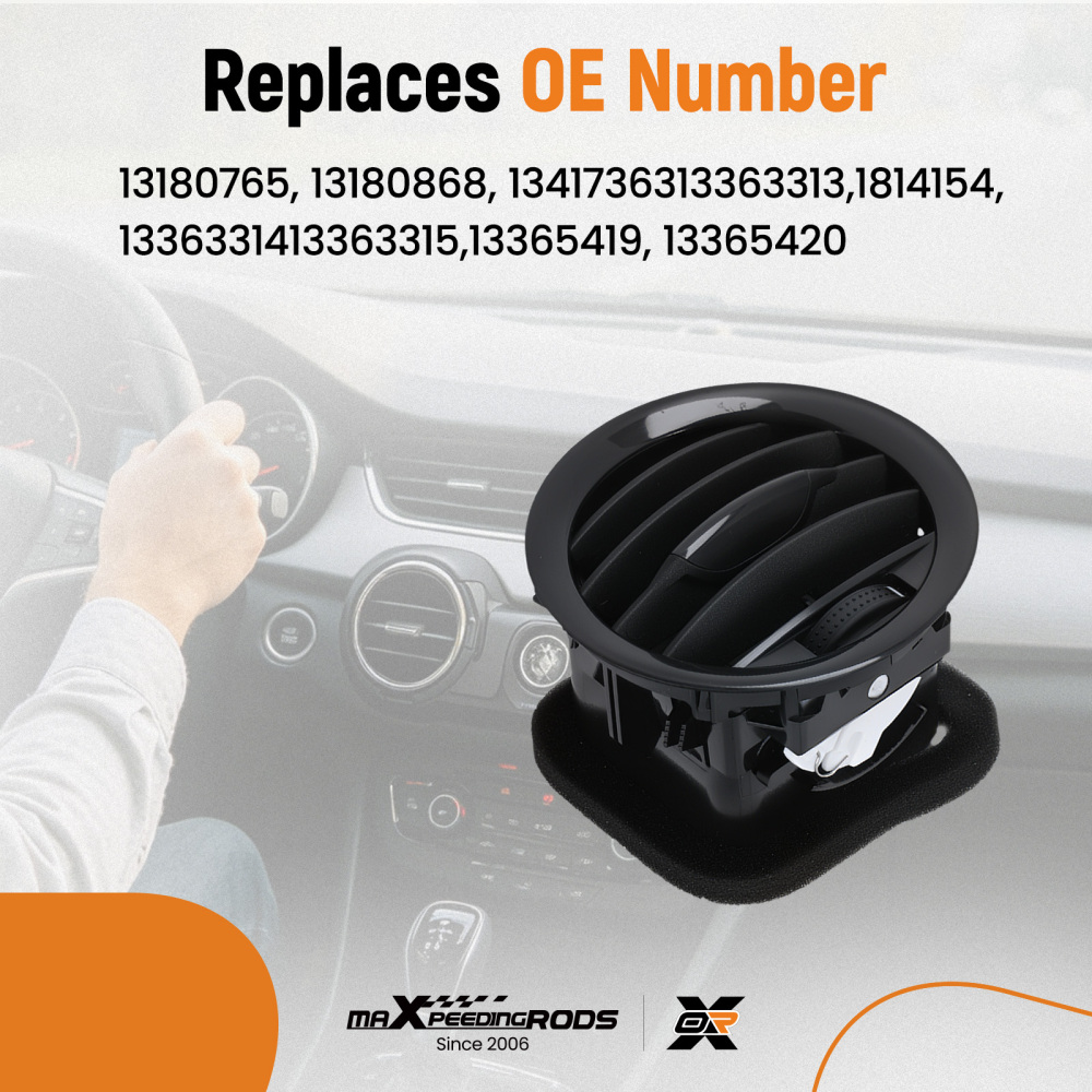 4Pcs Air compatible for Vent compatible for Vauxhall Corsa Adam 1.0-1.7 2006-2019 13180765 Front