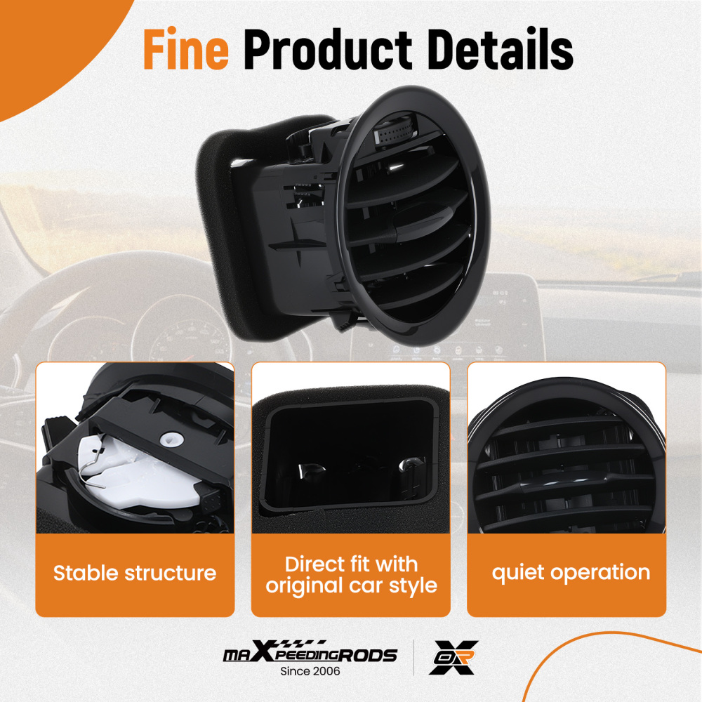4Pcs Air compatible for Vent compatible for Vauxhall Corsa Adam 1.0-1.7 2006-2019 13180765 Front