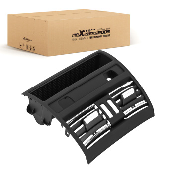 Compatible for AC Air Grill compatible for BMW 535i 528i 550i xDrive 2010-2016 64229158312 Black+Chrome