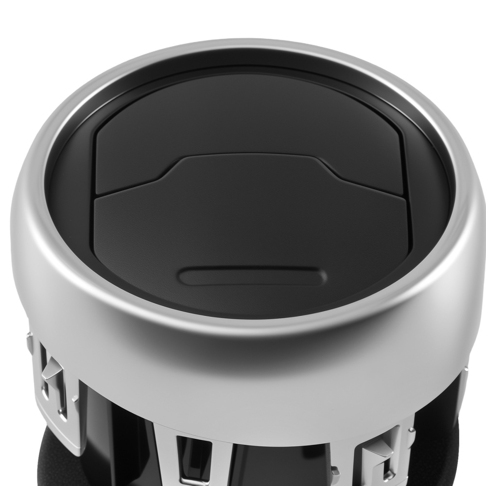 Air Dash Louvre Vent compatible for Ford Mustang 2015-2020 FR3Z-19893-Compatible for AC Chrome 3PC