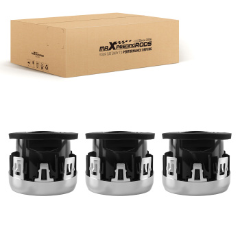 Air Dash Louvre Vent compatible for Ford Mustang 2015-2020 FR3Z-19893-Compatible for AC Chrome 3PC