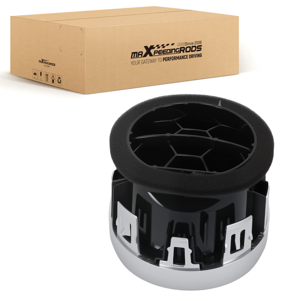 A/C Air Vent Center Console compatible for Ford Mustang 2015-2020 FR3Z19893AC Silver Black