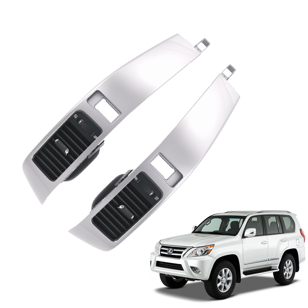 Compatible for AC Dash compatible for Vent Trim compatible for Lexus GX470 2003-09 Silver Black 5547460040