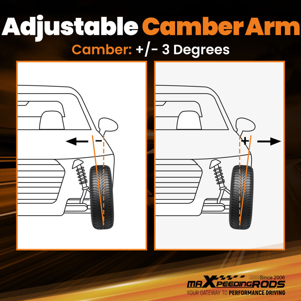 Adj. Rear Camber Arms compatible for Nissan 350Z / Altima / Maxima / 370ZInfiniti G35/37