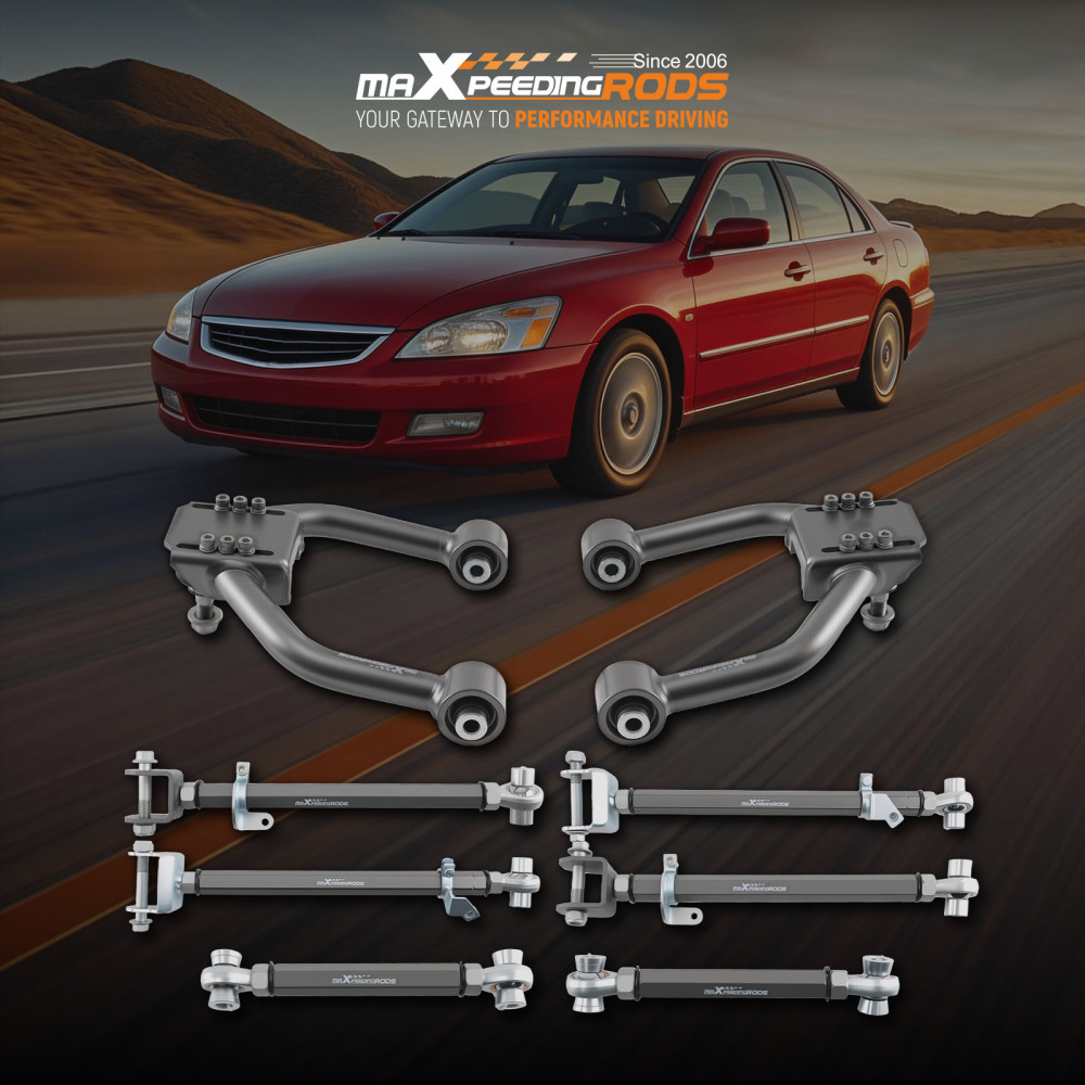 8x Alignment Arm compatible for Honda Accord compatible for Acura TL TSX 2008-2014 Camber Toe Traction Kit