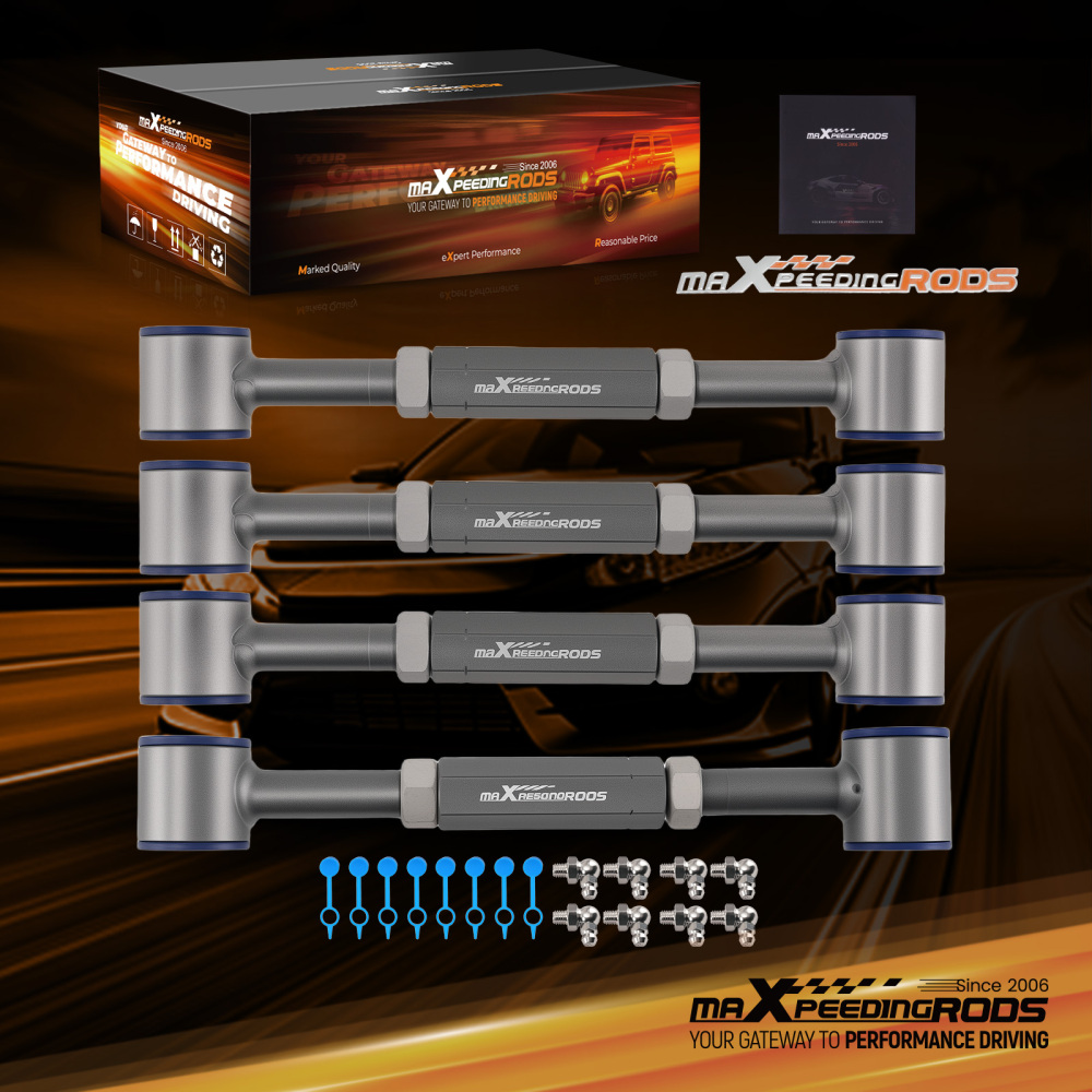 Adjustable Rear Camber Toe Arms Kits for 1998 1999 2000 2001 2002 compatible for Honda Accord