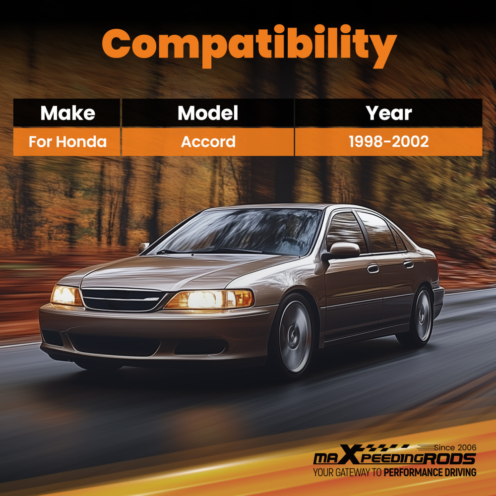 Adjustable Rear Camber Toe Arms Kits for 1998 1999 2000 2001 2002 compatible for Honda Accord