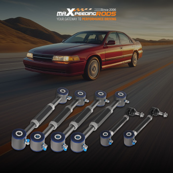 Set of 6 Adjustable Rear Camber Toe Arm compatible for Honda Accord 1998 1999 2000-2002