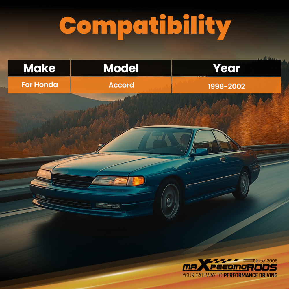 Set of 6 Adjustable Rear Camber Toe Arm compatible for Honda Accord 1998 1999 2000-2002