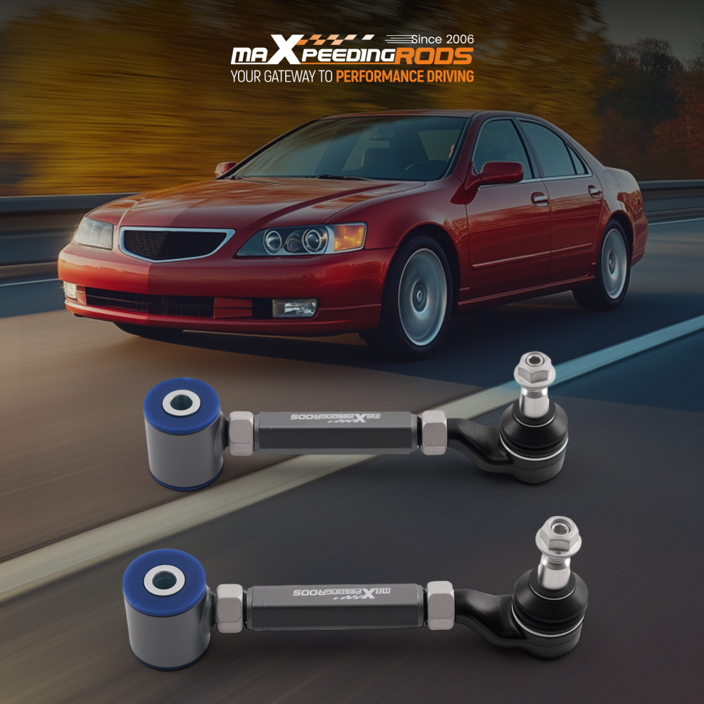 maXpeedingrods Adjustable Rear Camber Arms Alignment Kit for 2004-2008 compatible for Acura TL