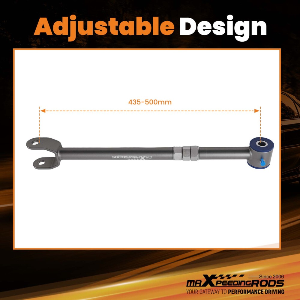 Adjustable +/-2.5 Rear Alignment Toe Arm compatible for Toyota Camry Avalon ES350 2005-2018