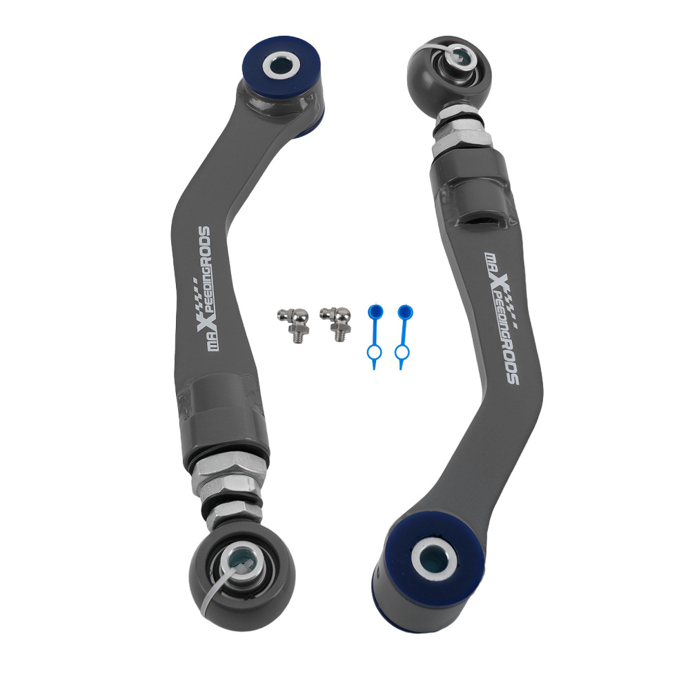 Rear + Front Upper Adjustable Camber Control Arm Kit compatible for Chrysler 300 05-23 RWD