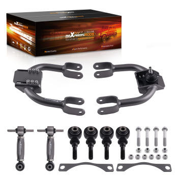 SUSPENSION FRONT UPPER CONTROL ARM + REAR CAMBER ARM KIT compatible for HONDA CIVIC DEL SOL