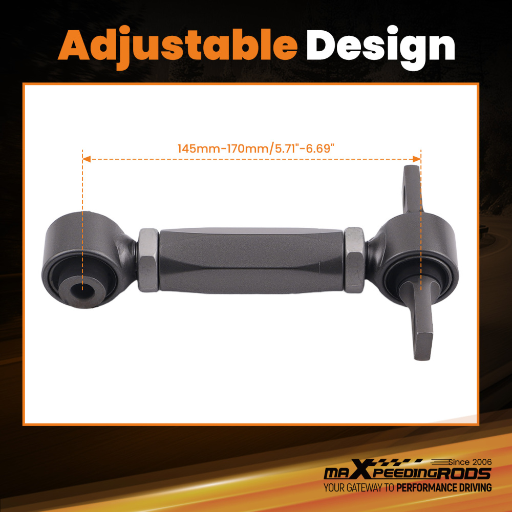 SUSPENSION FRONT UPPER CONTROL ARM + REAR CAMBER ARM KIT compatible for HONDA CIVIC DEL SOL