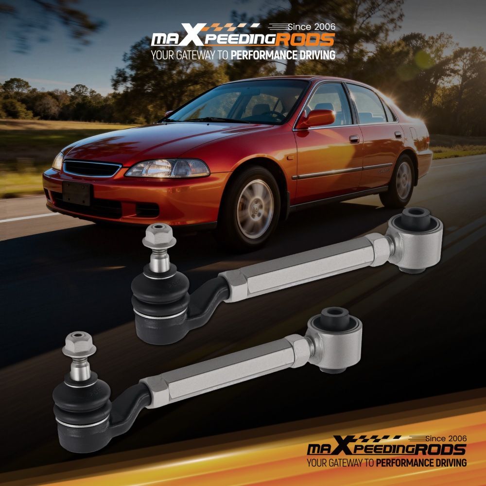 2pcs Alignment Kit Rear Camber Arms Adjustable for 1998 1999-2002 compatible for Honda Accord