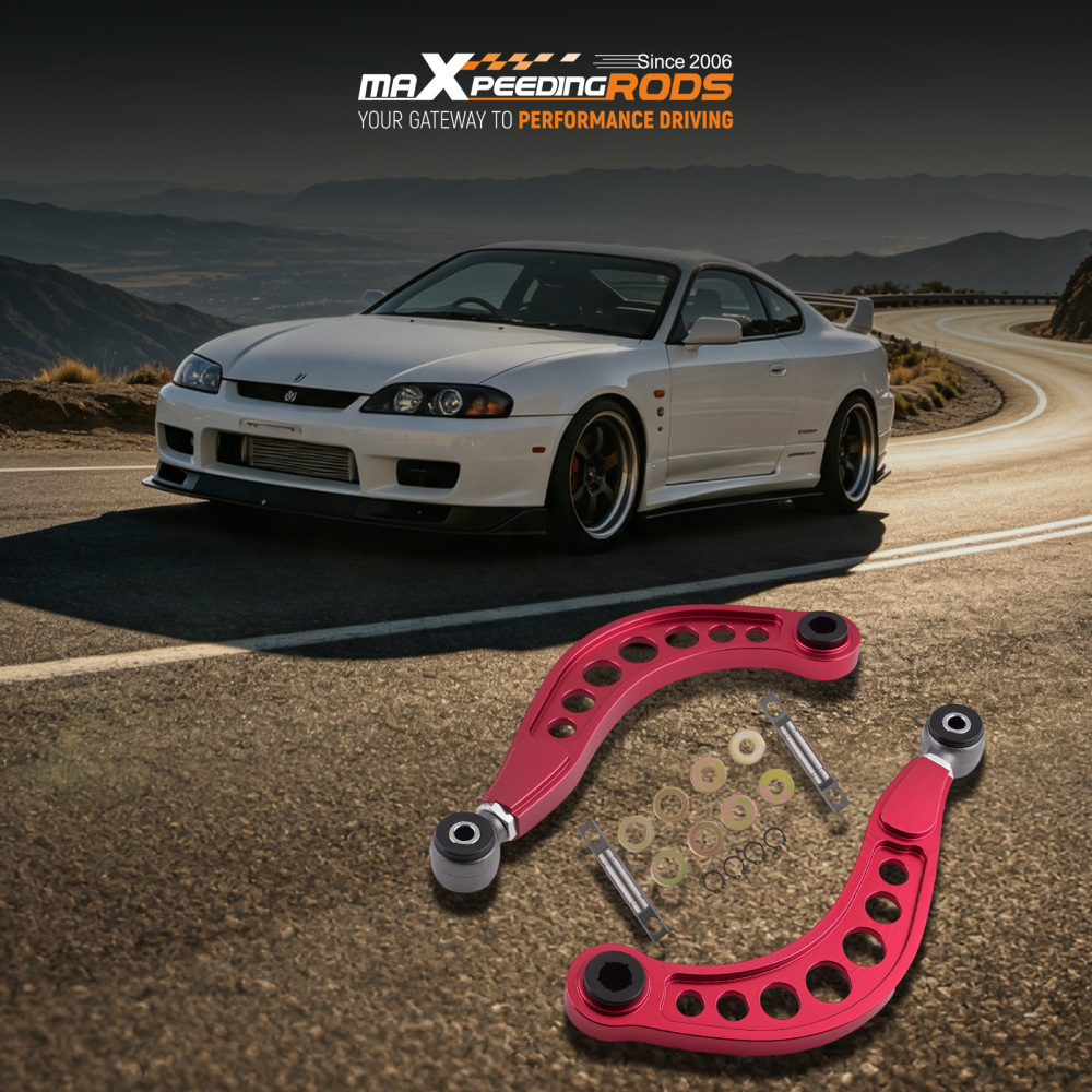 ADJUSTABLE REAR UPPER CAMBER CONTROL ARMS KIT compatible for HONDA CIVIC SEDAN compatible for ACURA 06-15