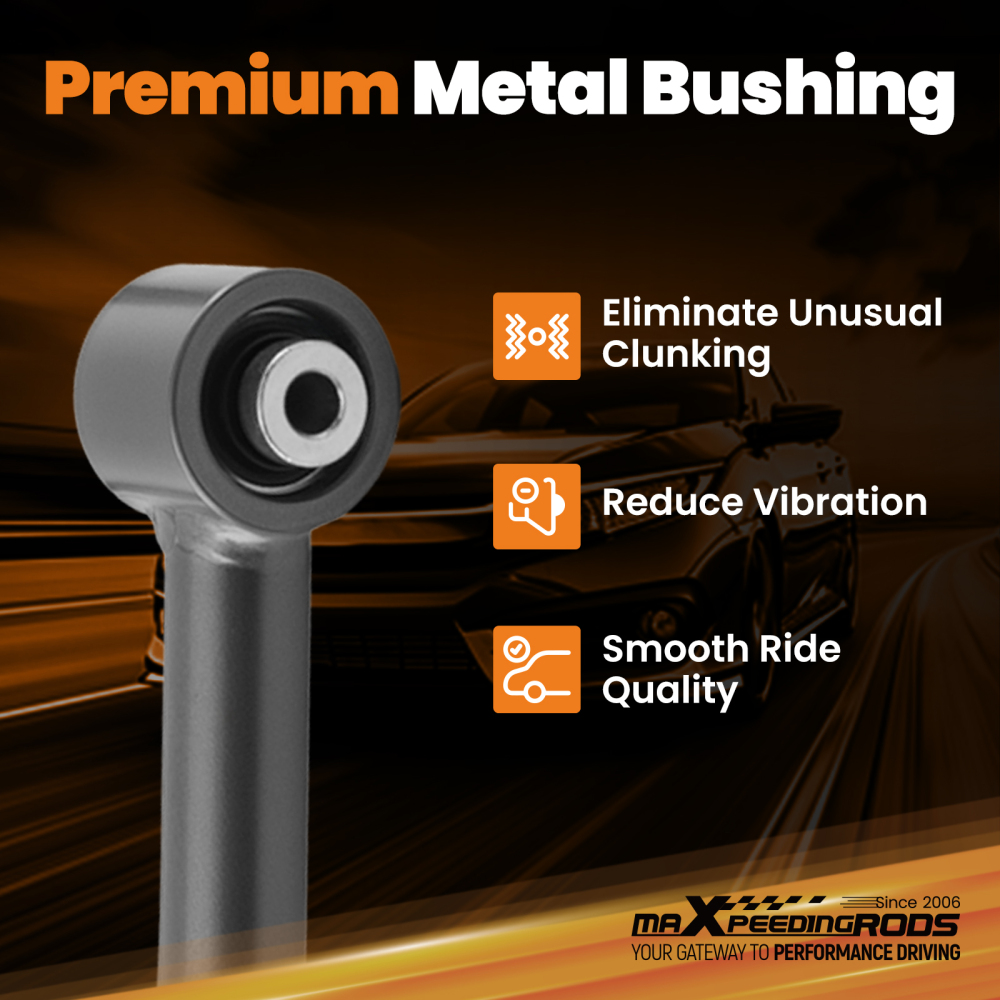 Adjustable Front Upper Camber Arms For 2008-2012 compatible for Honda Accord 2009-14 compatible for Acura TSX