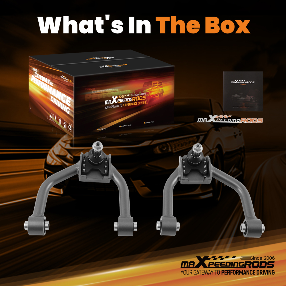 Adjustable Front Upper Camber Arms For 2008-2012 compatible for Honda Accord 2009-14 compatible for Acura TSX